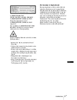 Preview for 77 page of Sony VPL-FHZ700L Quick Reference Manual