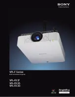 Sony VPL-FX30 Installation Manual предпросмотр