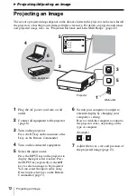 Preview for 12 page of Sony VPL-FX30 Operating Instructions Manual