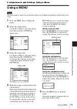 Preview for 15 page of Sony VPL-FX30 Operating Instructions Manual