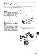 Preview for 31 page of Sony VPL-FX30 Operating Instructions Manual