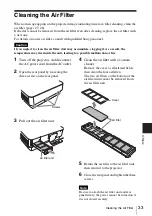 Preview for 33 page of Sony VPL-FX30 Operating Instructions Manual