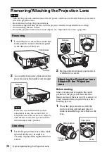 Preview for 34 page of Sony VPL-FX30 Operating Instructions Manual