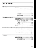 Preview for 5 page of Sony VPL-FX50 Operating Instructions Manual