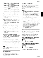 Preview for 19 page of Sony VPL-FX50 Operating Instructions Manual