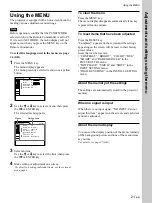 Preview for 21 page of Sony VPL-FX50 Operating Instructions Manual