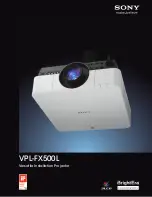 Sony VPL-FX500L Brochure & Specs preview