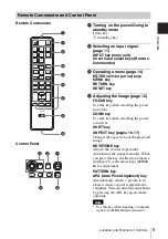 Предварительный просмотр 5 страницы Sony VPL-FX500L Operating Instructions Manual