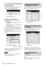 Предварительный просмотр 24 страницы Sony VPL-FX500L Operating Instructions Manual