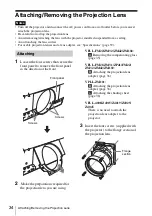 Предварительный просмотр 34 страницы Sony VPL-FX500L Operating Instructions Manual