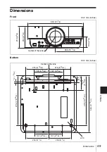 Предварительный просмотр 49 страницы Sony VPL-FX500L Operating Instructions Manual