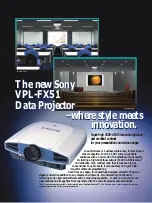 Preview for 2 page of Sony VPL-FX51 Brochure & Specs