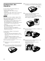 Предварительный просмотр 22 страницы Sony VPL-FX51 Installation Manual