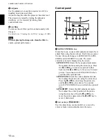 Предварительный просмотр 10 страницы Sony VPL-FX51 Operating Instructions Manual