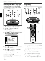 Предварительный просмотр 18 страницы Sony VPL-FX51 Operating Instructions Manual