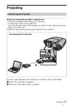 Preview for 19 page of Sony VPL-FX52 Quick Reference Manual