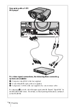 Preview for 20 page of Sony VPL-FX52 Quick Reference Manual