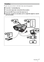 Preview for 21 page of Sony VPL-FX52 Quick Reference Manual