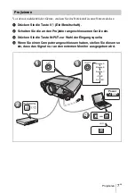 Preview for 69 page of Sony VPL-FX52 Quick Reference Manual