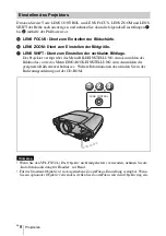 Preview for 70 page of Sony VPL-FX52 Quick Reference Manual