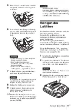 Preview for 73 page of Sony VPL-FX52 Quick Reference Manual