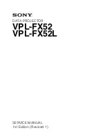 Sony VPL-FX52 Service Manual preview