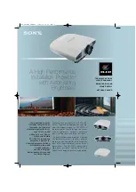 Предварительный просмотр 2 страницы Sony VPL-FX52 Specifications