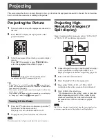 Preview for 14 page of Sony VPL-GTZ270 Operating Instructions Manual