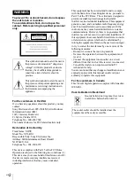 Preview for 2 page of Sony VPL-HS1 - Cineza™ Lcd Front Projector Operating Instructions Manual