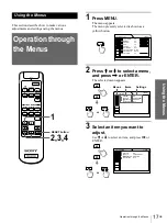 Preview for 17 page of Sony VPL-HS1 - Cineza™ Lcd Front Projector Operating Instructions Manual