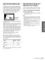 Preview for 21 page of Sony VPL-HS1 - Cineza™ Lcd Front Projector Operating Instructions Manual