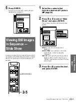 Preview for 25 page of Sony VPL-HS1 - Cineza™ Lcd Front Projector Operating Instructions Manual