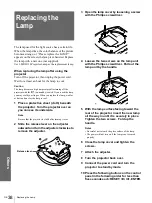 Preview for 38 page of Sony VPL-HS1 - Cineza™ Lcd Front Projector Operating Instructions Manual