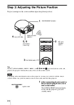 Preview for 20 page of Sony VPL-HW30AES Operating Instructions Manual