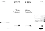 Предварительный просмотр 1 страницы Sony VPL-HW45 Quick Reference Manual