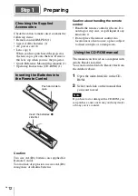 Предварительный просмотр 12 страницы Sony VPL-HW45 Quick Reference Manual