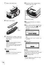 Предварительный просмотр 22 страницы Sony VPL-HW45 Quick Reference Manual