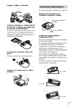 Предварительный просмотр 49 страницы Sony VPL-HW45 Quick Reference Manual