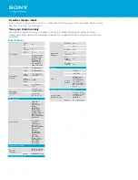 Preview for 2 page of Sony VPL-HW50ES Specifications