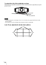 Предварительный просмотр 20 страницы Sony VPL-HW55ES Operating Instructions Manual