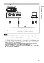 Предварительный просмотр 23 страницы Sony VPL-HW55ES Operating Instructions Manual