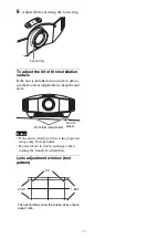 Предварительный просмотр 11 страницы Sony VPL-HW65 Operating Instructions Manual