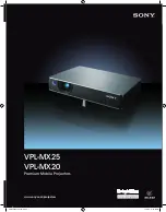 Sony VPL-MX20 Brochure & Specs preview