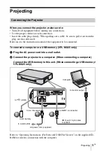 Preview for 23 page of Sony VPL-MX20 Quick Reference Manual