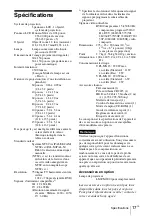 Preview for 51 page of Sony VPL-MX20 Quick Reference Manual