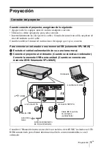 Preview for 55 page of Sony VPL-MX20 Quick Reference Manual