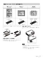 Предварительный просмотр 17 страницы Sony VPL-PHZ12 Quick Reference Manual