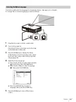 Предварительный просмотр 39 страницы Sony VPL-PHZ12 Quick Reference Manual