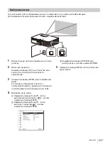 Предварительный просмотр 135 страницы Sony VPL-PHZ12 Quick Reference Manual