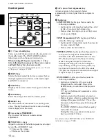 Preview for 10 page of Sony VPL-PX1 Operating Instructions Manual